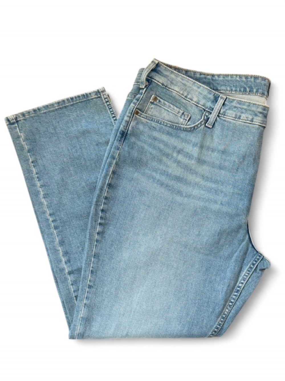 Lee Light Wash Mid-Rise Straight Leg Women’s DenimJeans Size US 22 (NWT)